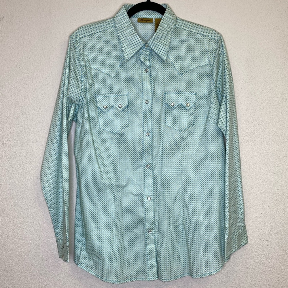 Wrangler Snap -Front Western Shirt Women's Large